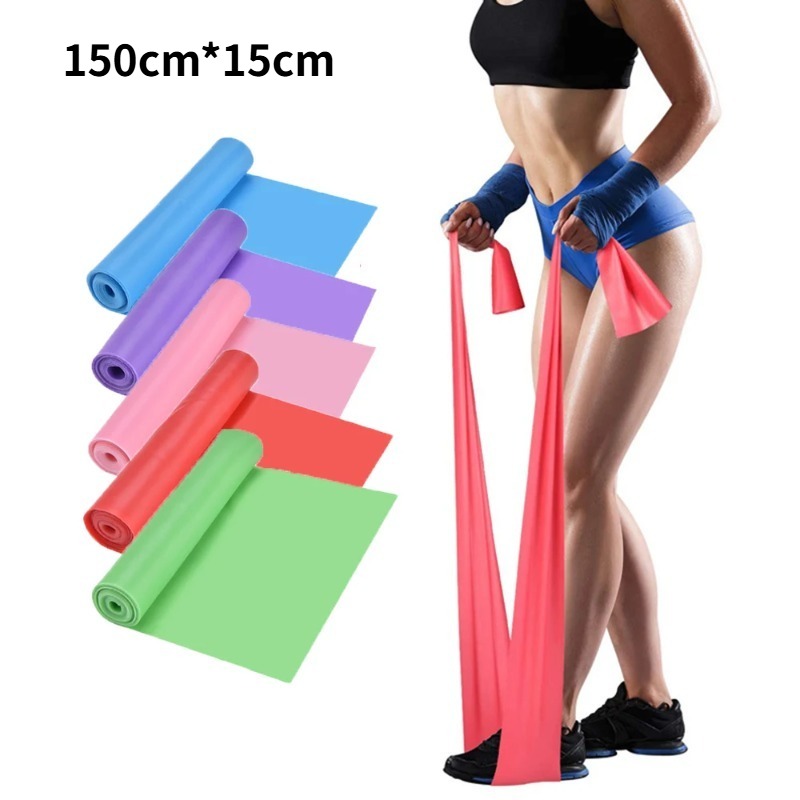 Home Gym Resistance Machine - Natürliche Latex-Widerstandsbänder, Elastische Trainingsbänder für Yoga,