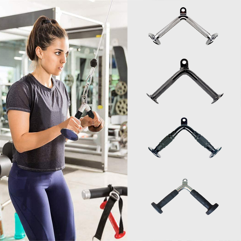 Home Gym Cable - Fitness-Kabelzugmaschinen-Zubehör: Griff, Zugseil, Rudergerät-Zubehör, V-Griff für