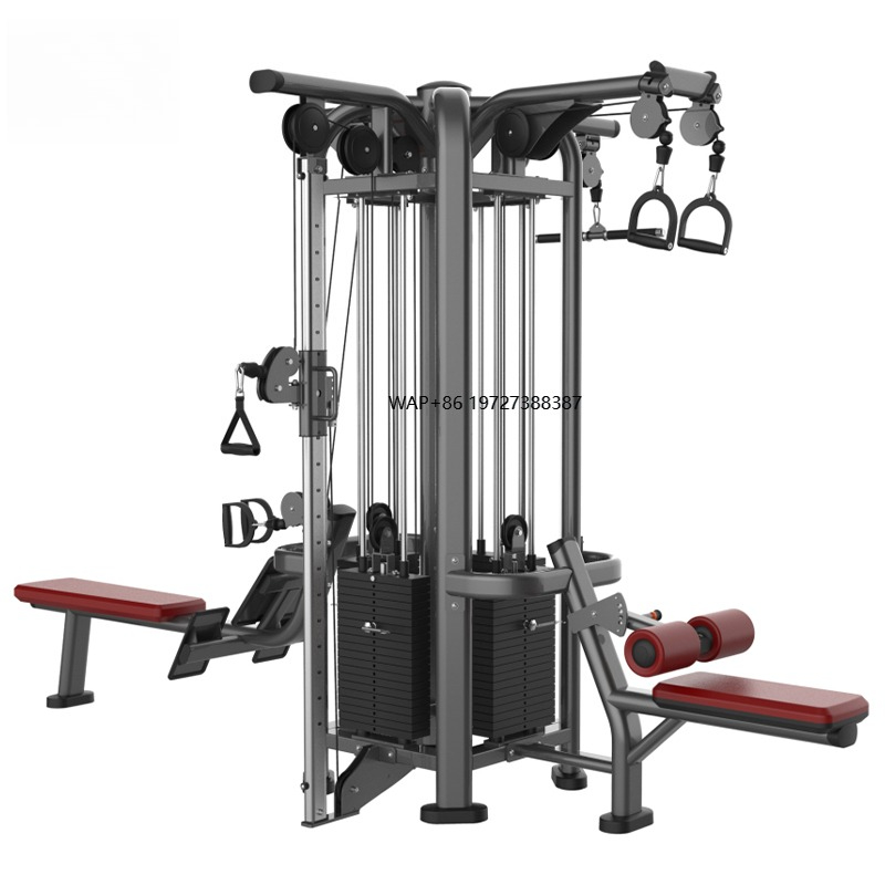 Home Gym Workout Equipment - Multifunktionales Stahl-Krafttrainingsgerät für Zuhause, Ganzkörper-Trainingsmaschine mit