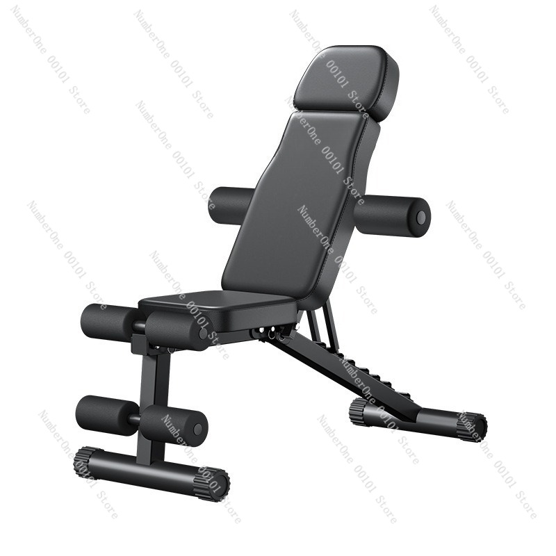 Home Gym Workout Equipment - Hantel-Fitnessbank, Multifunktionale Klappbare Trainingsbank, Bauchtrainer und