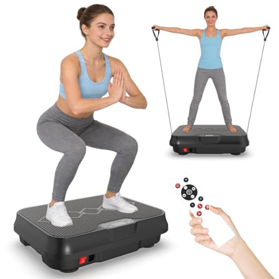 Home Gym Resistance Machine - Vibrationsplatte für das Heimtraining mit Fernbedienung