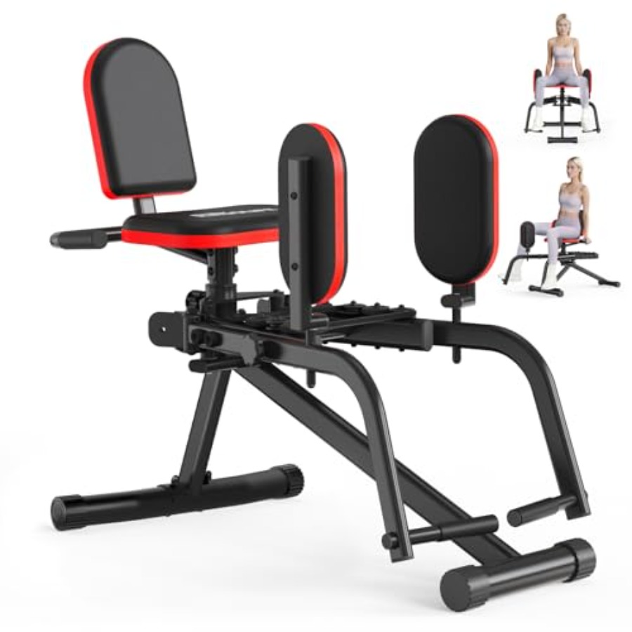 Home Gym Resistance Machine - Heimtrainer für Hüftabduktion und -adduktion, Stahlrahmen,