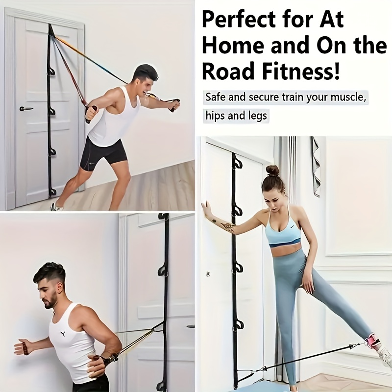All In One Gym Home Equipment - 1-teiliges Hochleistungs-Suspension-Trainer-System mit 5-Loop-Widerstandsbändern – All-in-One-Heim-Fitnessgeräte