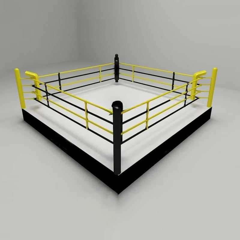 Home Gym For Small Spaces - Hochwertiger Boden-Boxring und erhöhter Boxring in