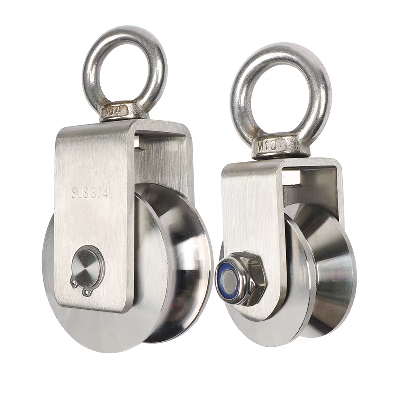 Home Gym Diy Pulley System - U-Typ-Schwenkrolle, Duplex-Lager aus Edelstahl 304, superleise,