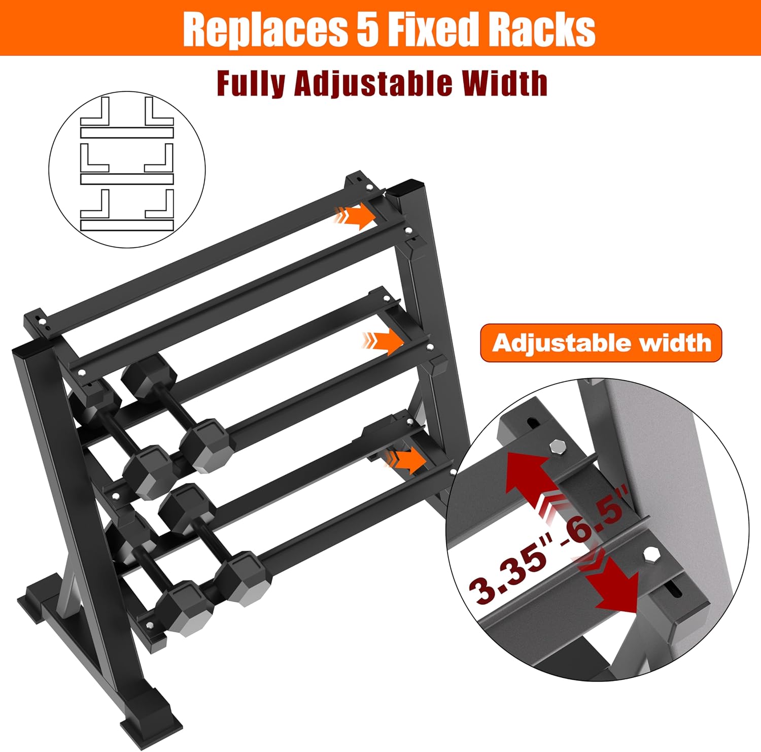 Robuster Dreistufiger Hantelst – Home Gym Leg Bewertung und Preis