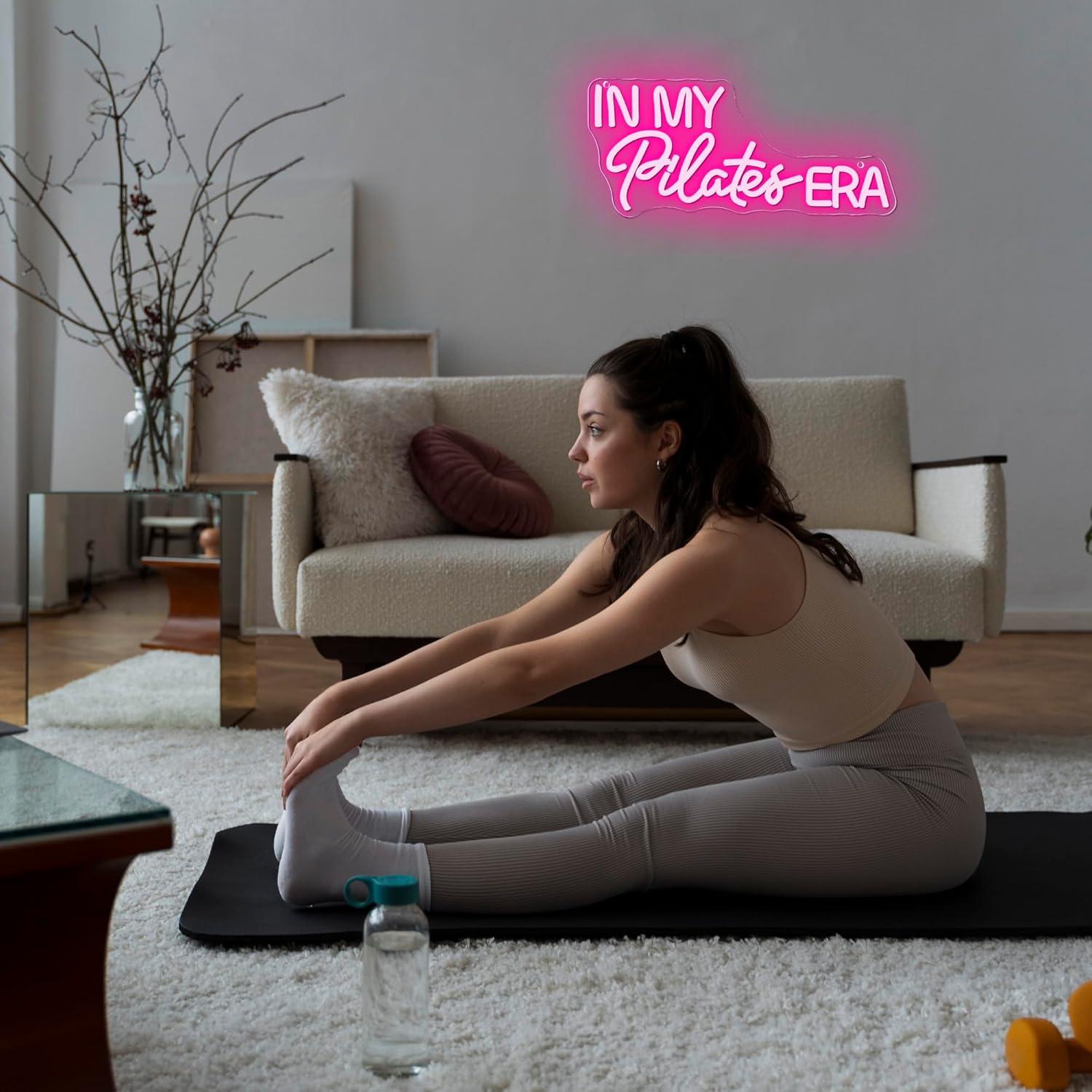 In My Pilates Era Neonschild D – Home Gym Yoga Room Bewertung und Preis