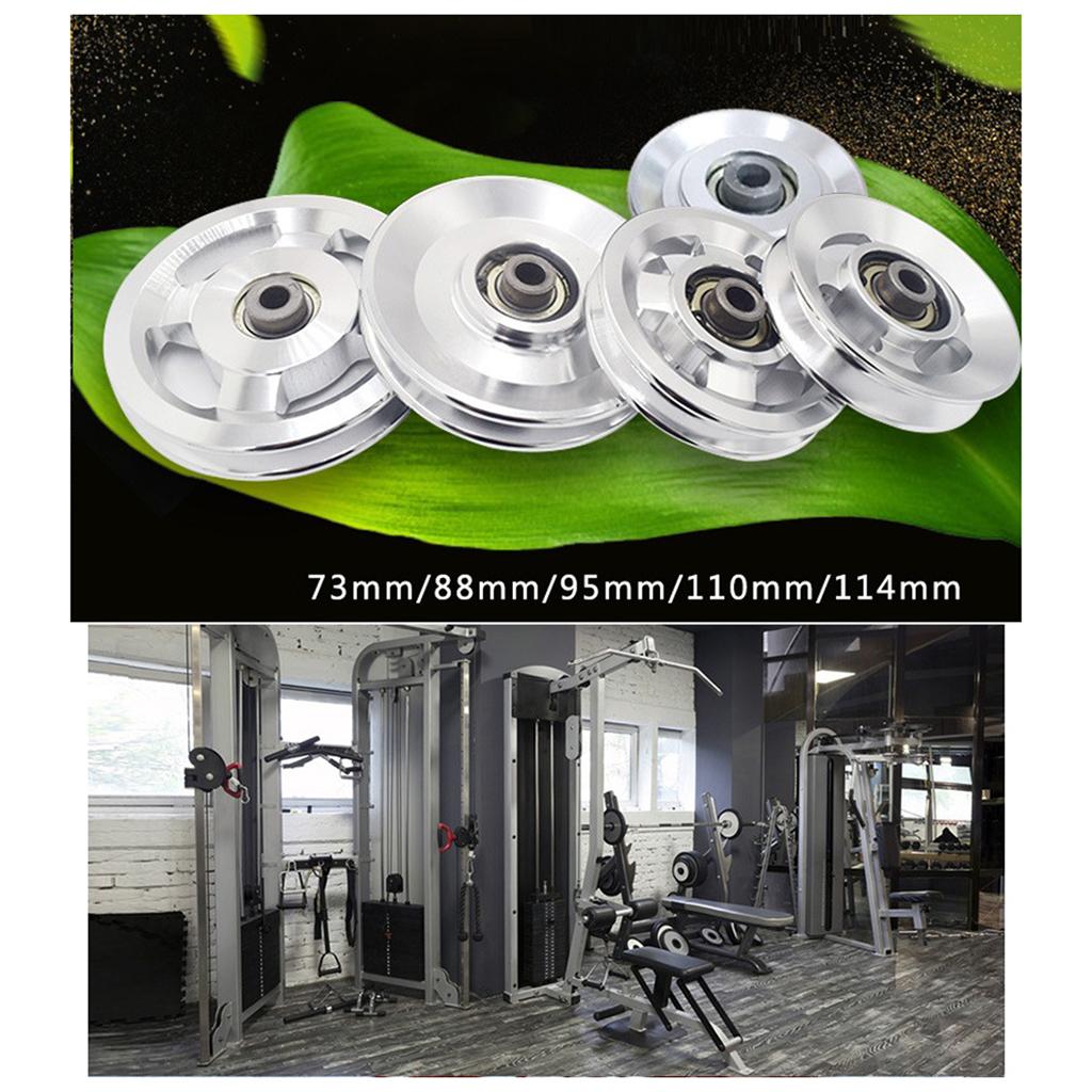 Aluminium-Rollenführung mit Nu – Home Gym Diy Pulley System Bewertung und Preis