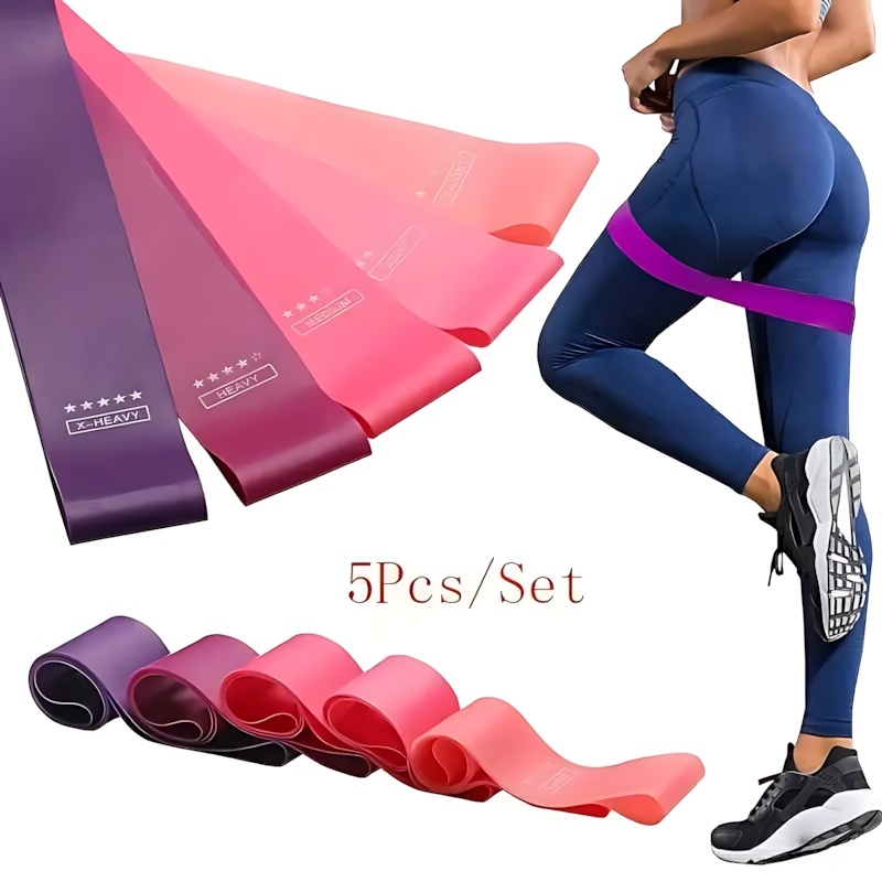 5-teiliges Rosa Widerstandsban – Home Gym Resistance Machine Bewertung und Preis