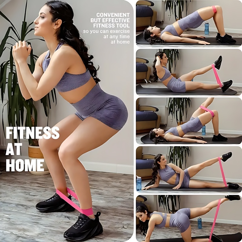 5-teiliges Rosa Widerstandsban – Home Gym Resistance Machine Bewertung und Preis