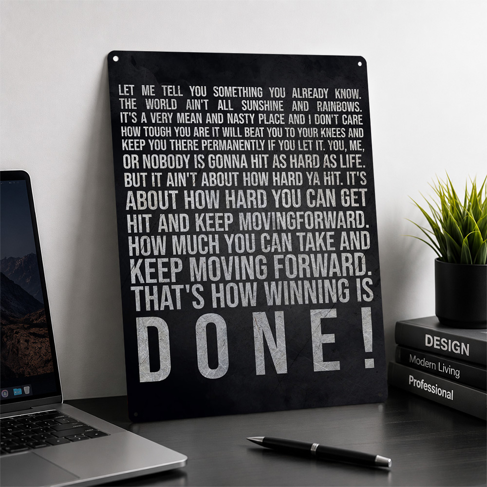 Wie man gewinnt - Poster-Zitat – Home Gym How To Bewertung und Preis