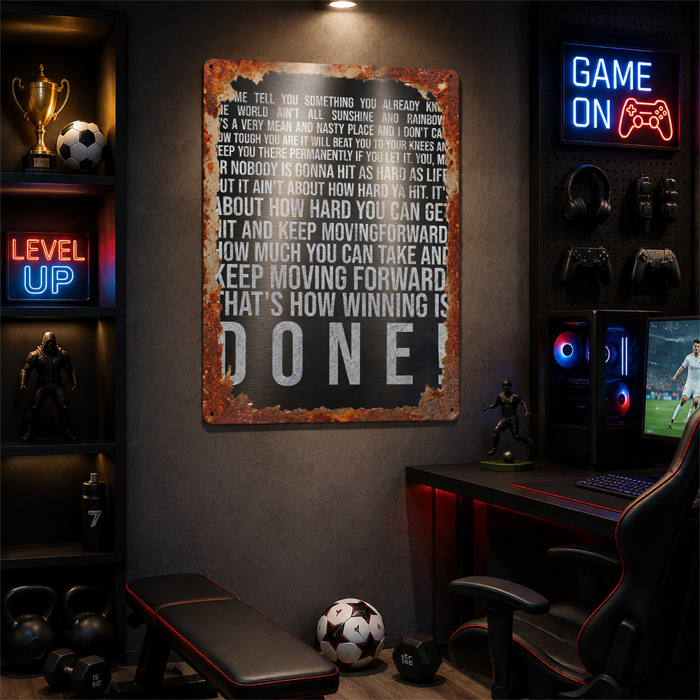 Wie man gewinnt - Poster-Zitat – Home Gym How To Bewertung und Preis