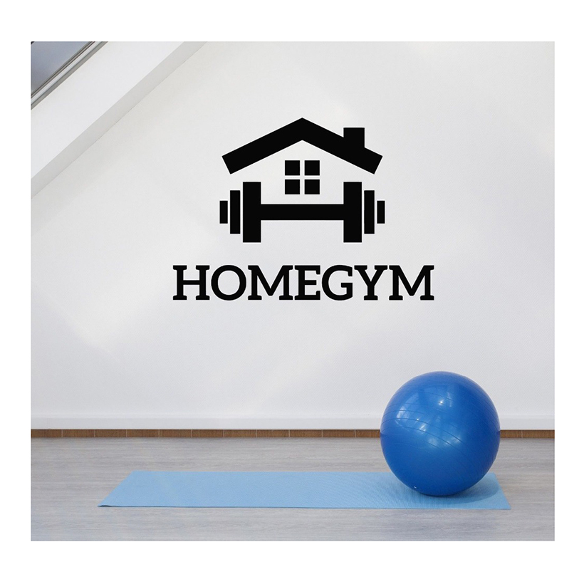 Abnehmbare Aufkleber, Wandaufk – Home Gym Wallpaper Bewertung und Preis