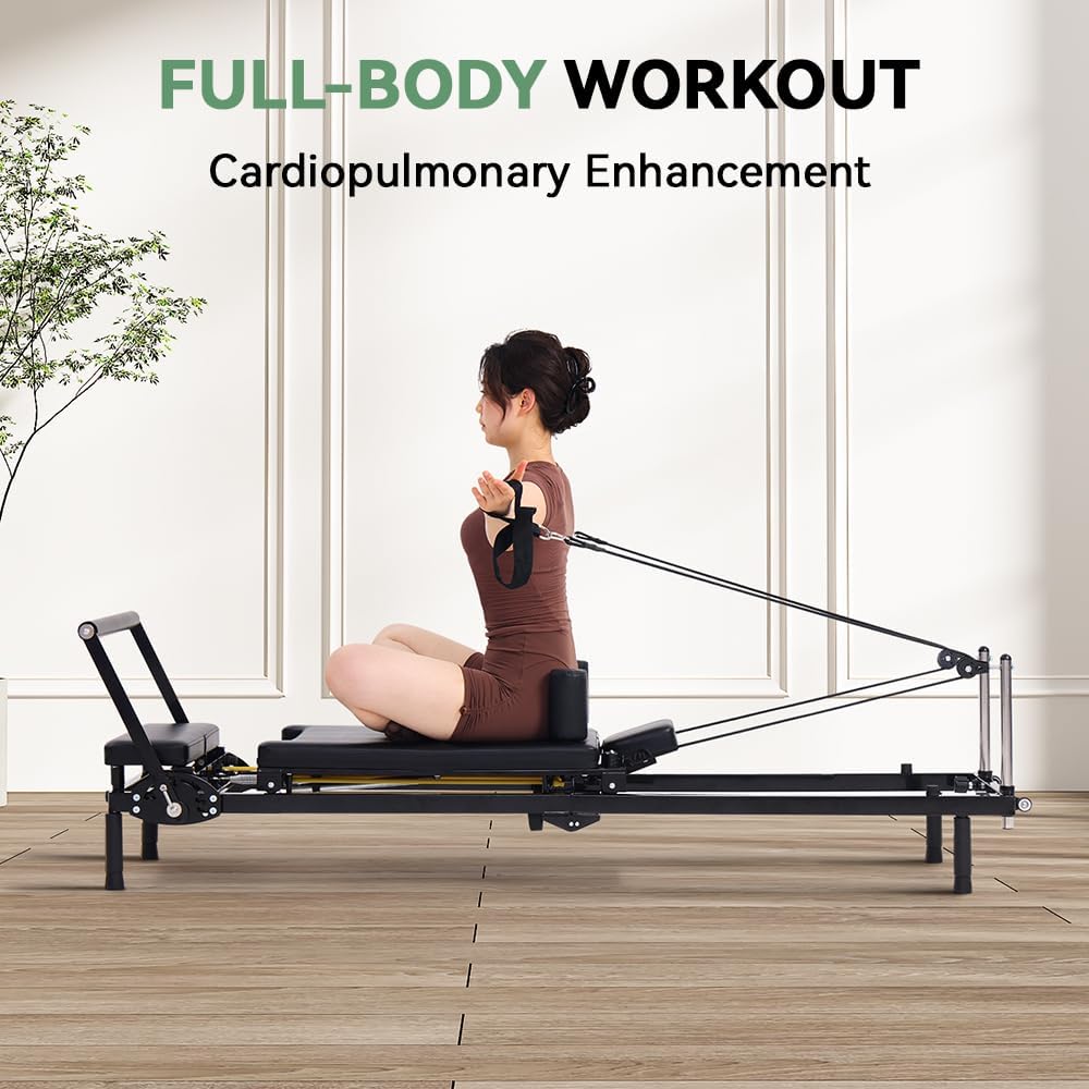 Faltbare Pilates-Reformer-Masc – Home Gym Resistance Machine Bewertung und Preis