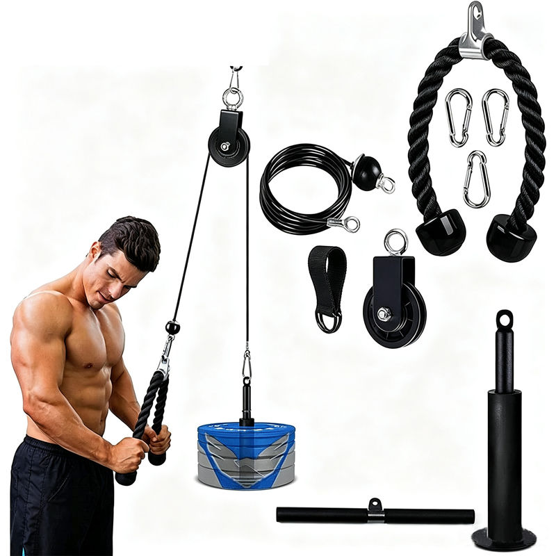 Geräuscharmes Edelstahl-Kabelz – Home Gym Diy Pulley System Bewertung und Preis