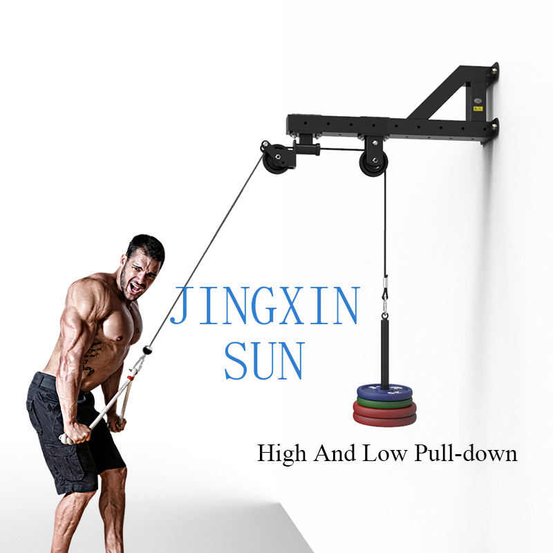 Einstellbare Single Pull Down  – Home Gym Diy Pulley System Bewertung und Preis
