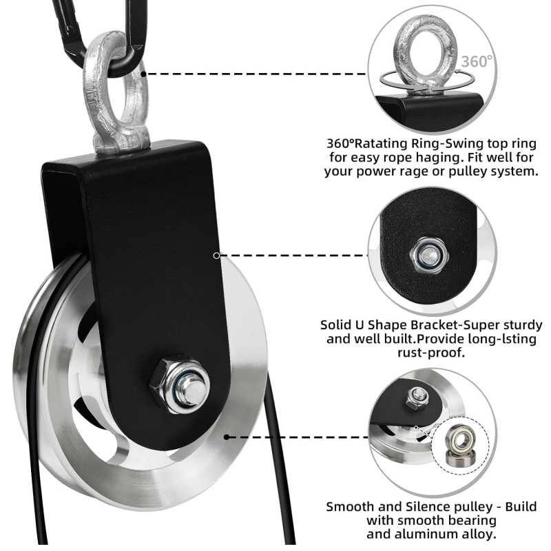 1 Stück Aluminiumlegierung Kab – Home Gym Diy Pulley System Bewertung und Preis