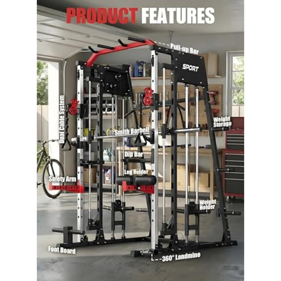 Smith Machine Home Gym All-in- – All In One Gym Home Equipment Bewertung und Preis