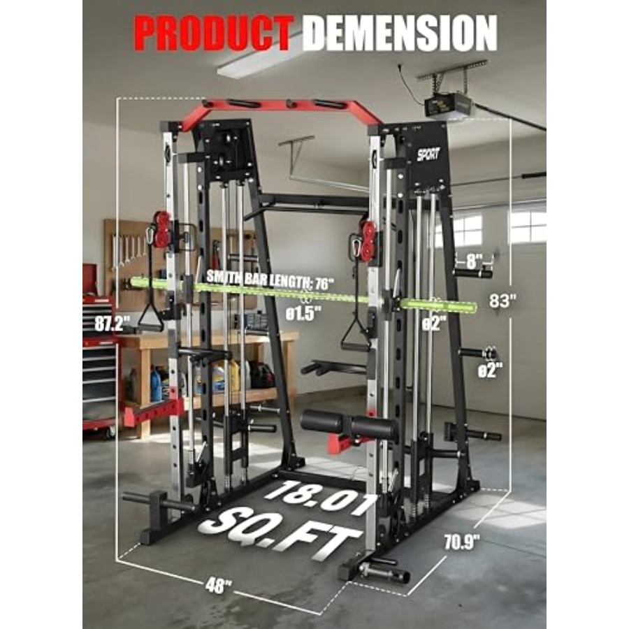 Smith Machine Home Gym All-in- – All In One Gym Home Equipment Bewertung und Preis