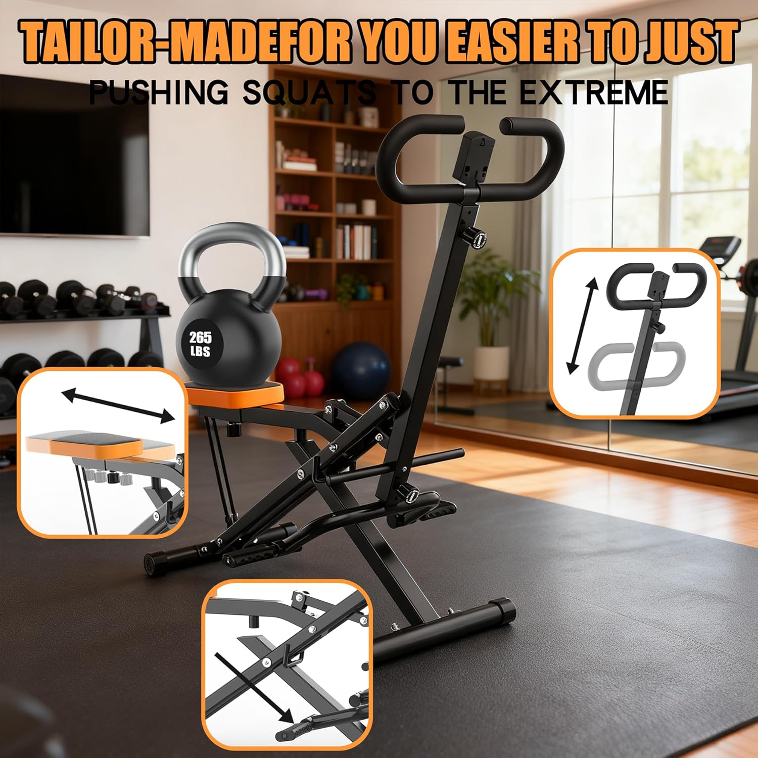 Kniebeugentrainer für Zuhause, – Home Gym Resistance Machine Bewertung und Preis