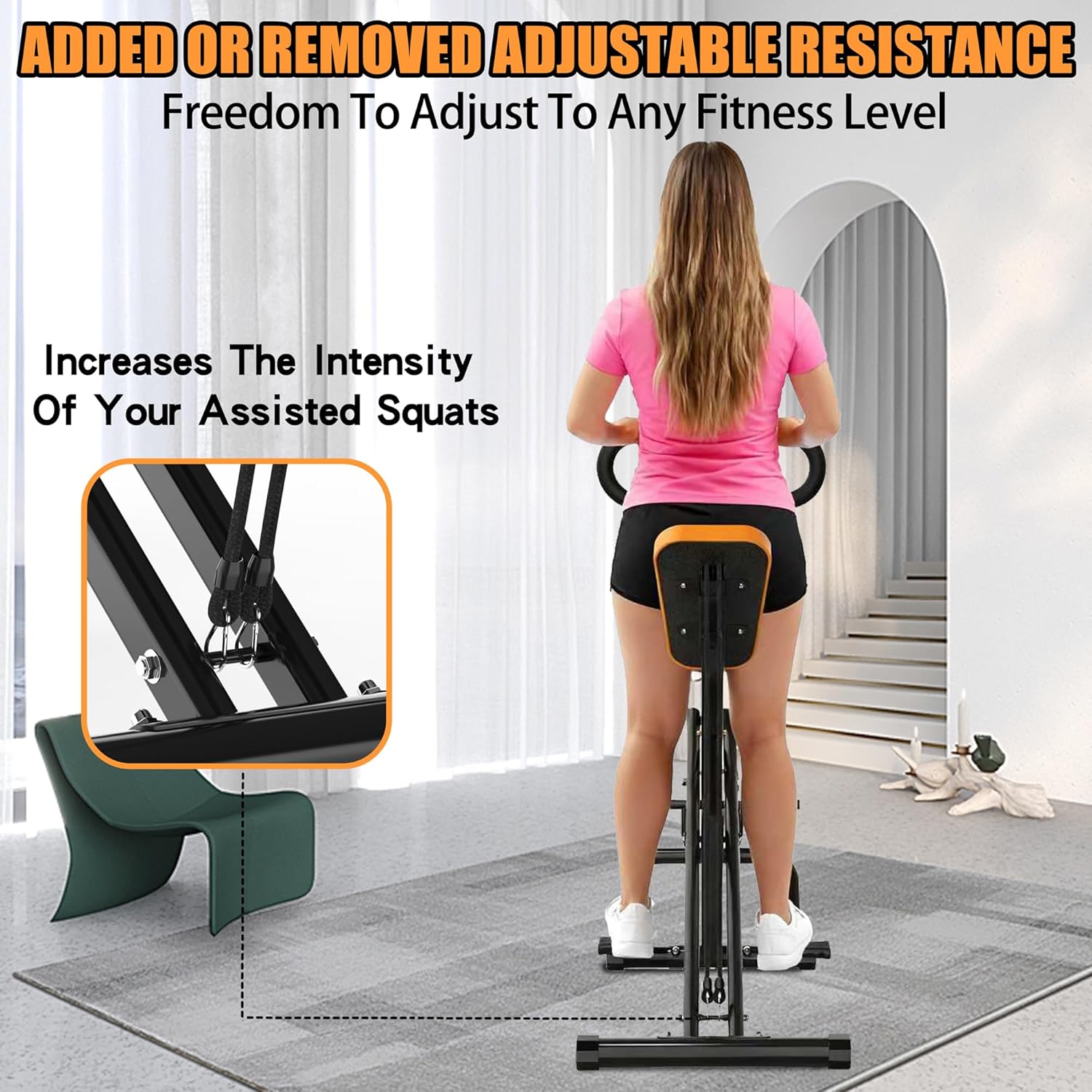 Kniebeugentrainer für Zuhause, – Home Gym Resistance Machine Bewertung und Preis