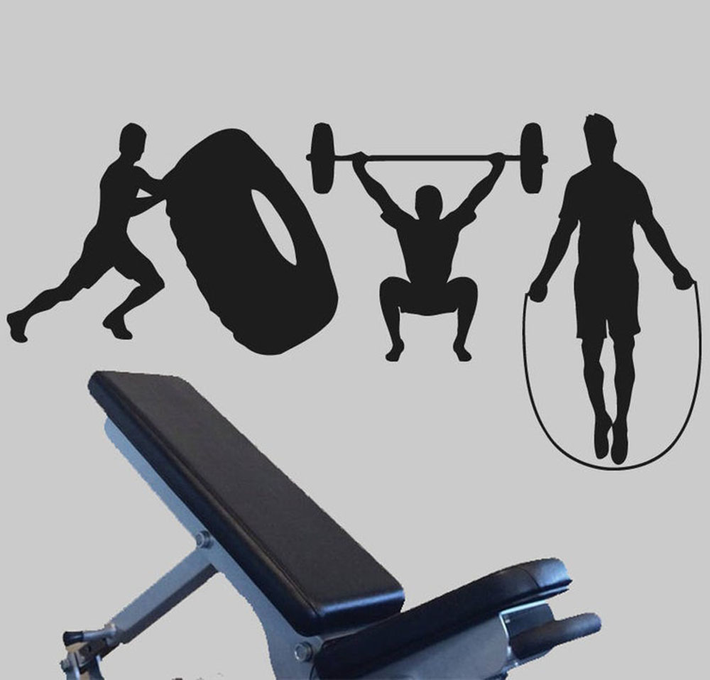 Crossfit Wand Aufkleber GYM Fi – Home Gym Wallpaper Bewertung und Preis