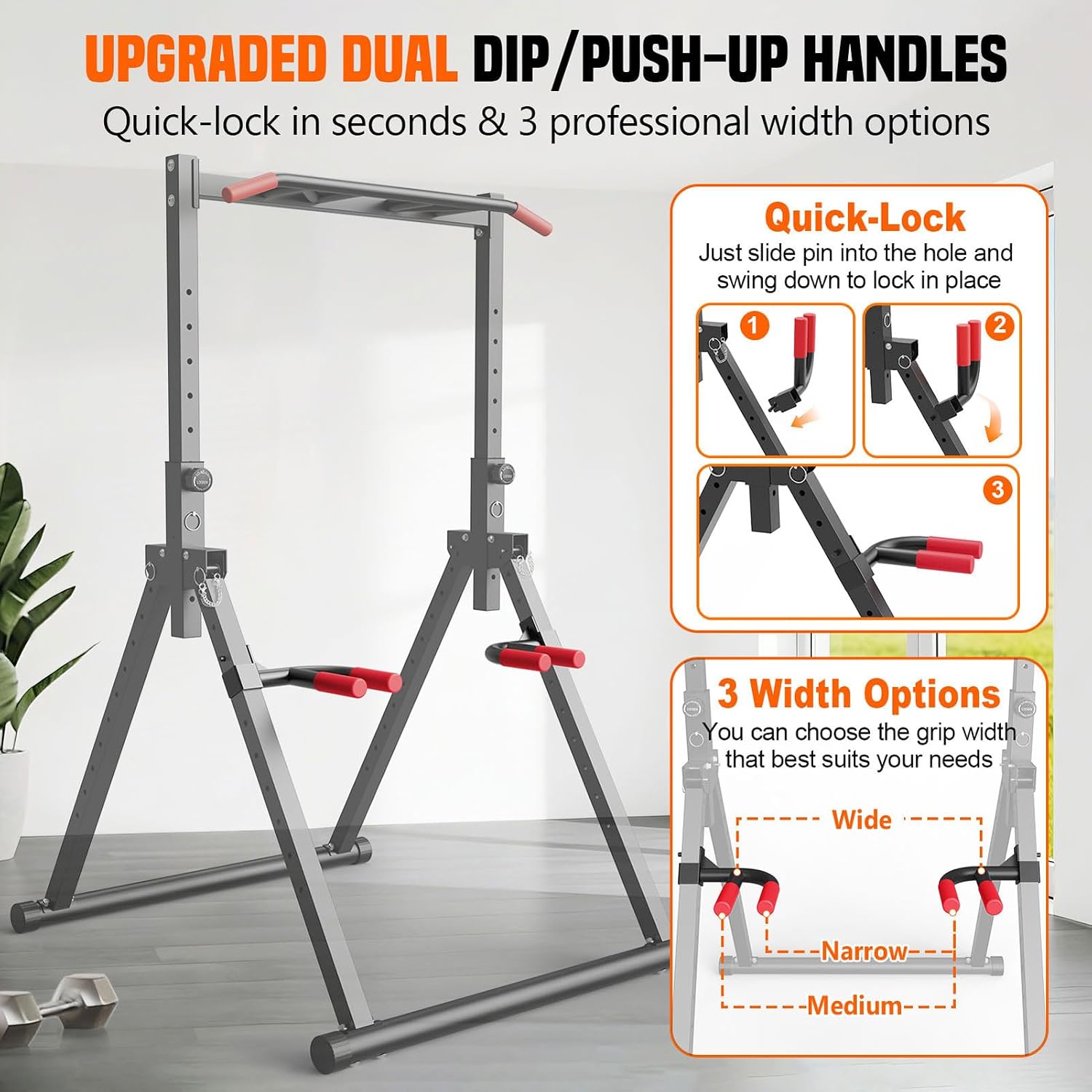 Faltbarer Power Tower Dip Stat – Home Gym Workout Equipment Bewertung und Preis