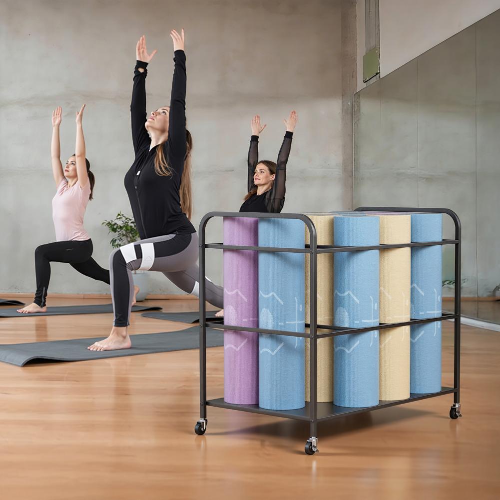 Yoga-Matten-Aufbewahrungsregal – Home Gym Yoga Room Bewertung und Preis