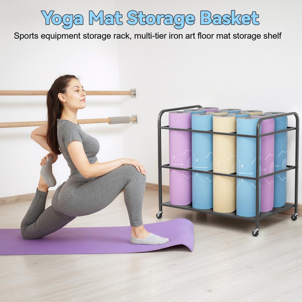 Yoga-Matten-Aufbewahrungsregal – Home Gym Yoga Room Bewertung und Preis