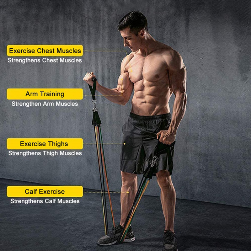 Widerstands gummibänder traini – Home Gym Resistance Machine Bewertung und Preis