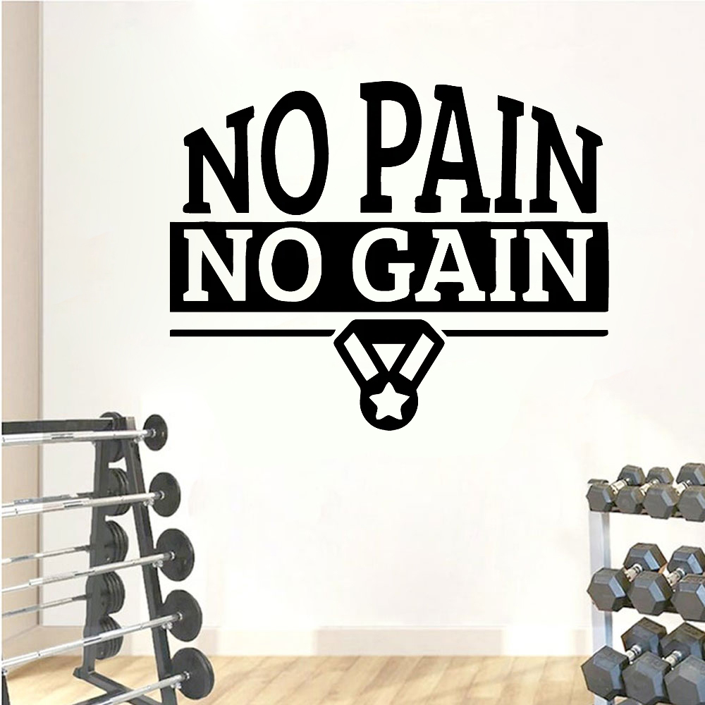 Wandtattoos mit Zitaten für da – Home Gym Wallpaper Bewertung und Preis