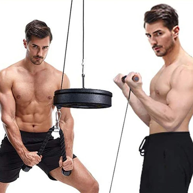 Silent Gym Kabelrollen-System  – Home Gym Diy Pulley System Bewertung und Preis