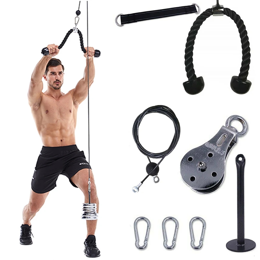 Silent Gym Kabelrollen-System  – Home Gym Diy Pulley System Bewertung und Preis