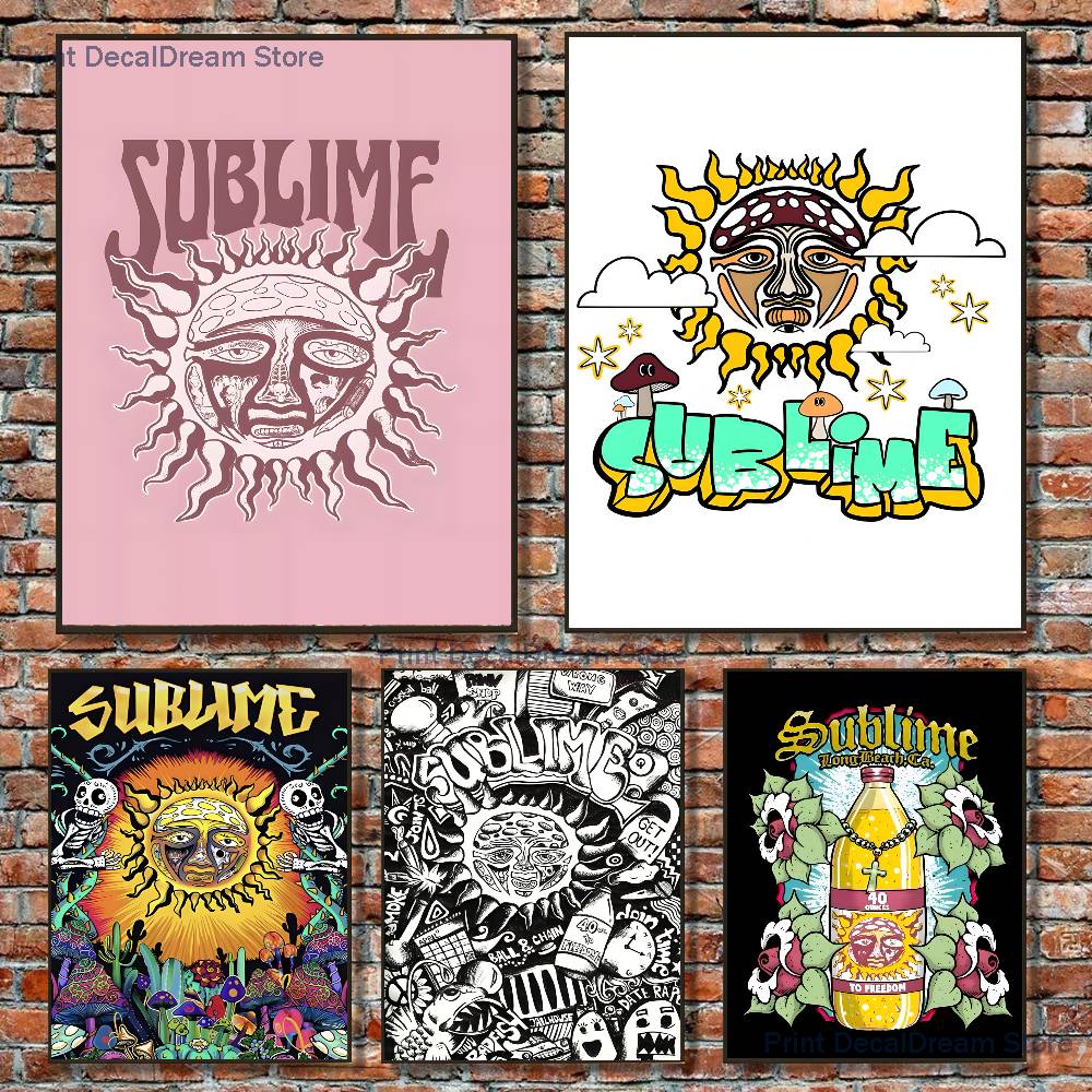 Band S-Sublime Poster, Heim-Fi – Home Gym Wallpaper Bewertung und Preis