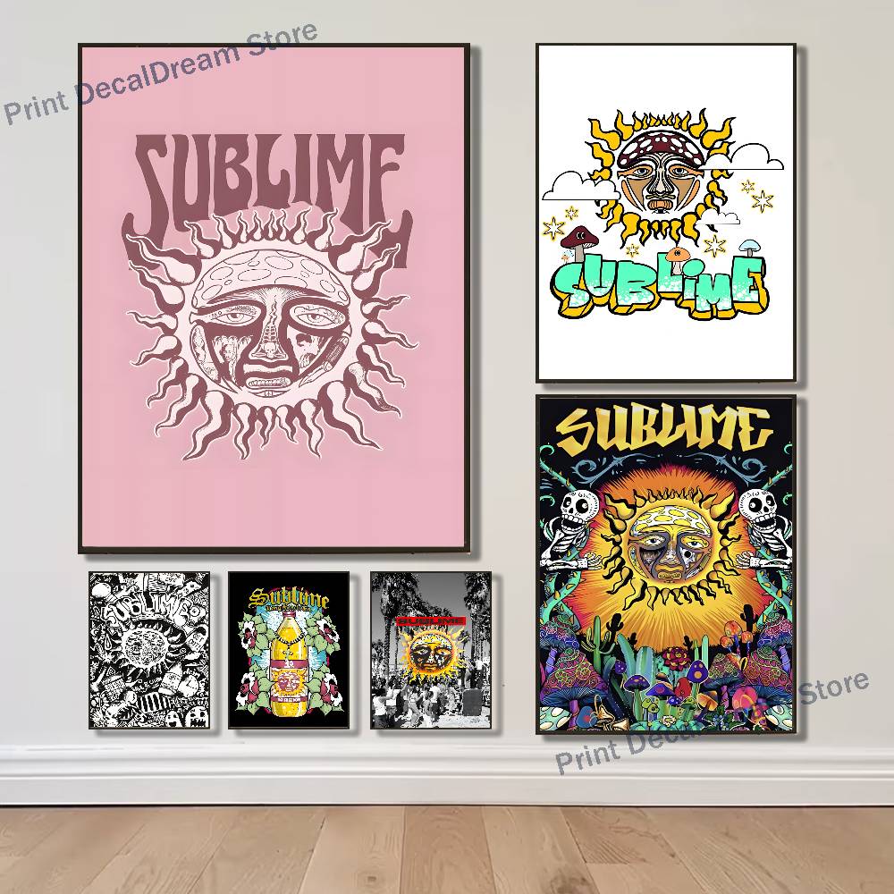 Band S-Sublime Poster, Heim-Fi – Home Gym Wallpaper Bewertung und Preis