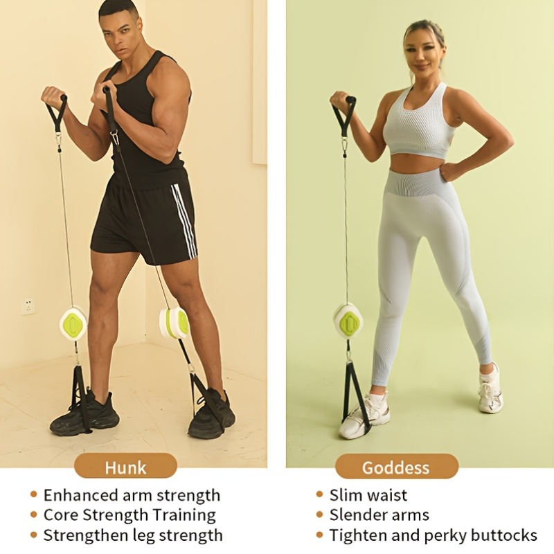 Tragbares Einziehbares Kabel-T – Home Gym Cable Bewertung und Preis