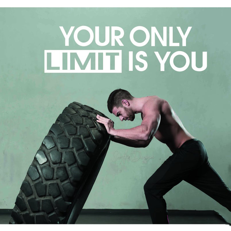 Ihre einzige grenze ist sie-Wa – Home Gym Wallpaper Bewertung und Preis