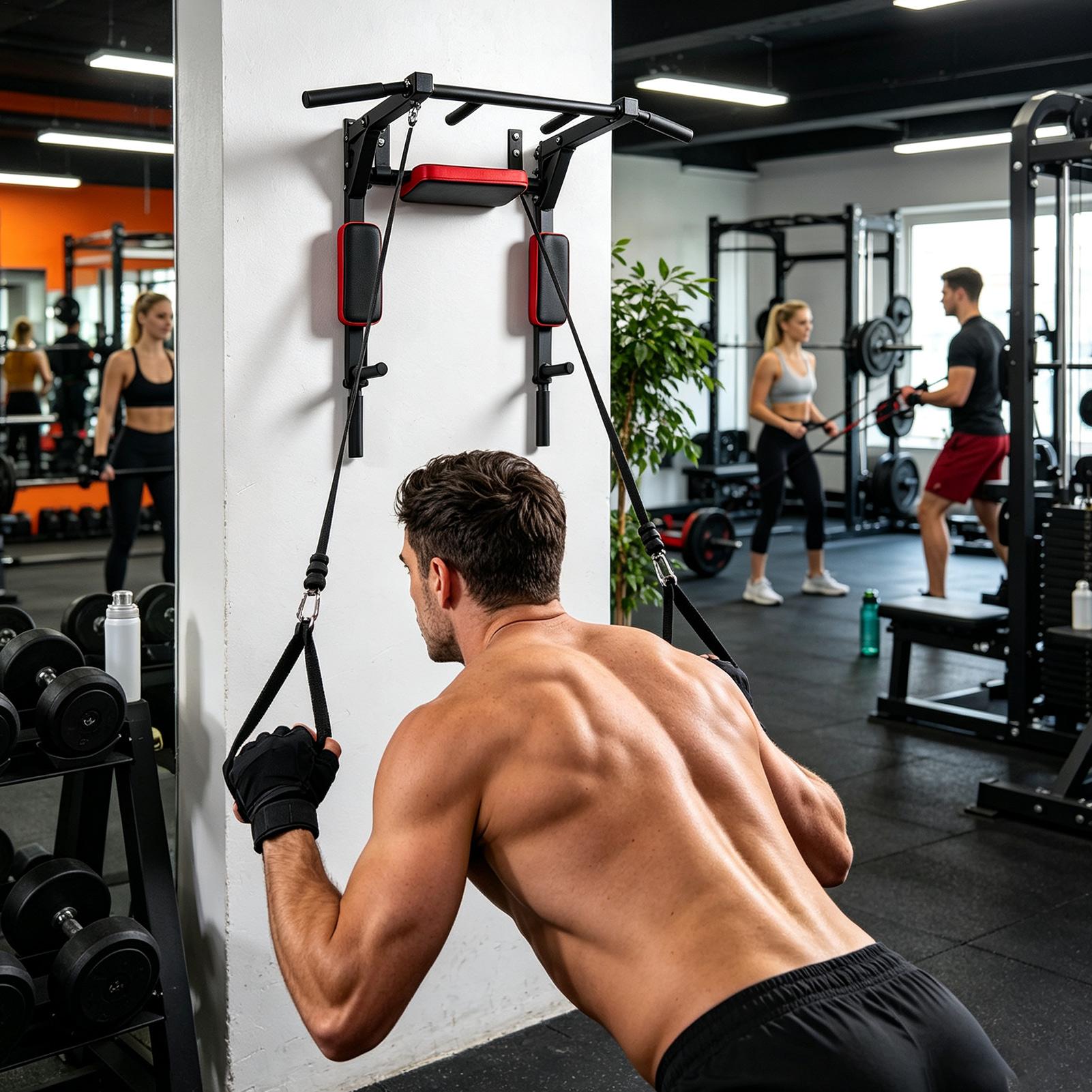 Wandmontierte Klimmzugstange,  – Home Gym Leg Bewertung und Preis
