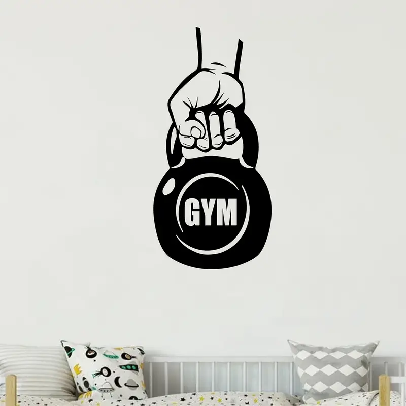 Fitness-Wandaufkleber - Kettle – Home Gym Wallpaper Bewertung und Preis