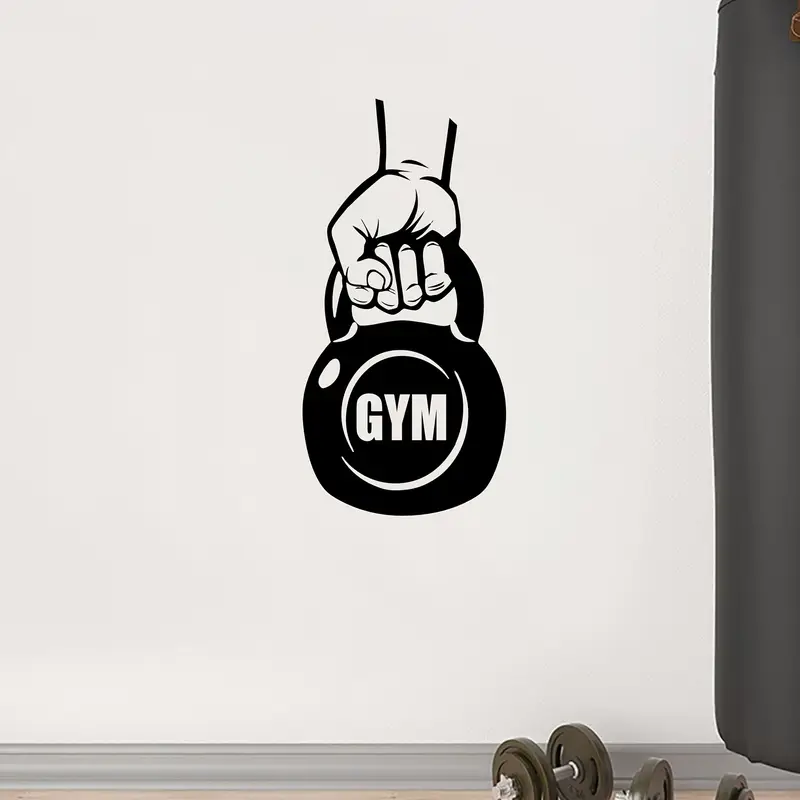 Fitness-Wandaufkleber - Kettle – Home Gym Wallpaper Bewertung und Preis